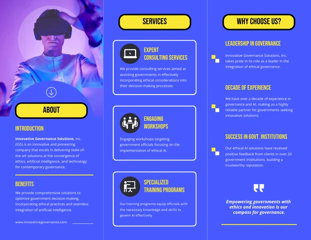 Ethics and AI in Governance C Fold Brochure - Page 2