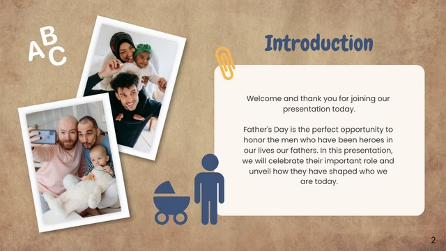 Wood Background Funny Father's Day Presentation - Page 2