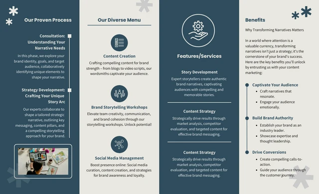 Content Marketing Campaign Brochure - Page 2