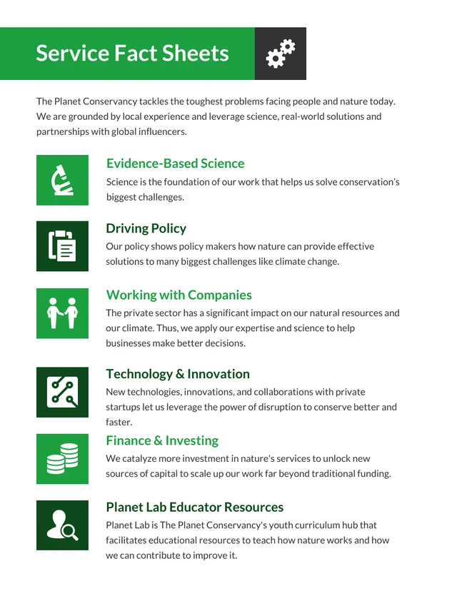 Nonprofit Environmental Media Press Kit - Page 7