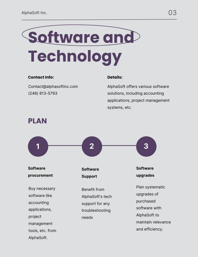 Yellow And Grey Shape Simple Resource Plan - Page 3