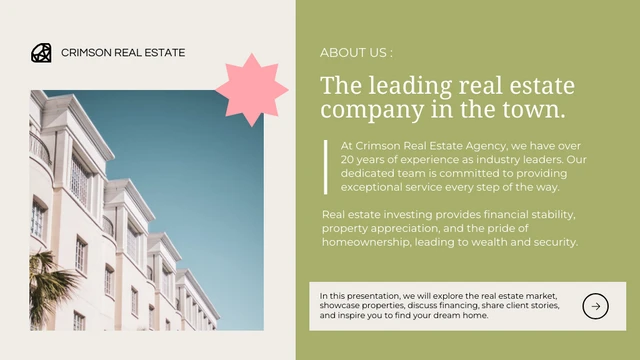 Green, Pink, and Cream Real Estate Profile Listing Presentation - Page 2