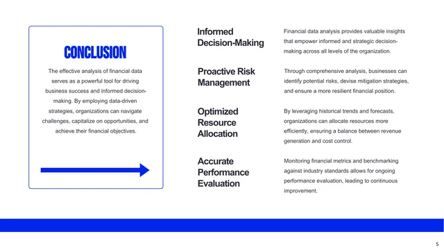 Simple Minimalist Blue White Data Presentation - Page 5