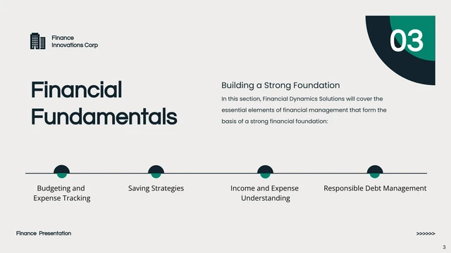 Green Simple Finance Presentation - Page 3