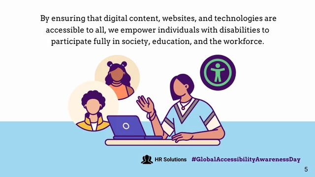 Global Accessibility Awareness Day Business Presentation - Page 5