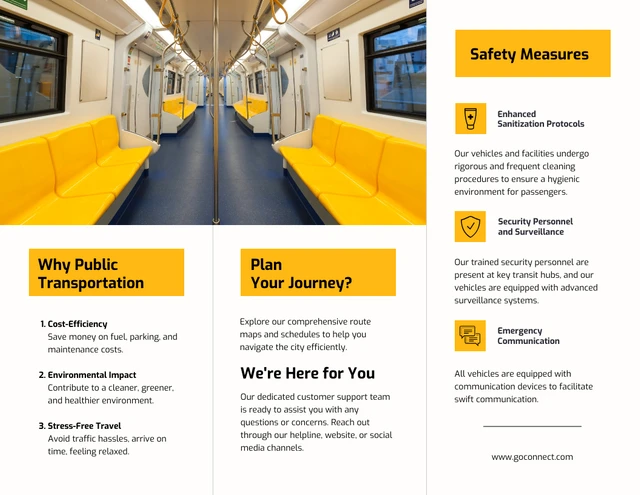 Public Transit Information Brochure - Page 2