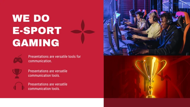 Red And White Minimalist Modern Professional Esport Game Presentation - Page 3