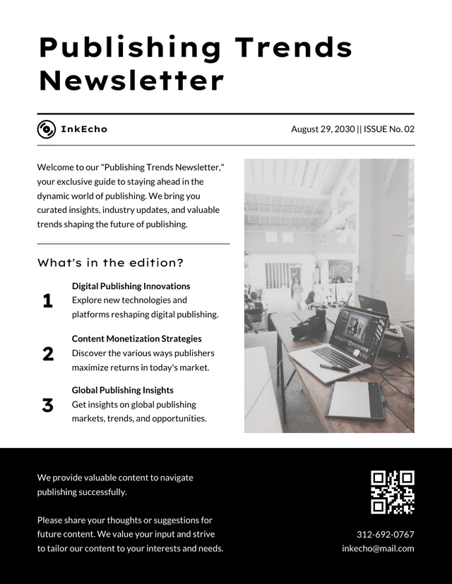 Publishing Trends Newsletter Template