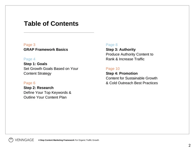 4 Steps Content Marketing Organic Traffic EBook - Page 2