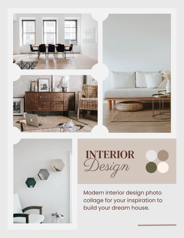 Beige Elegant Interior Design Template