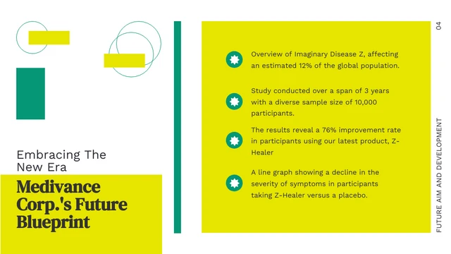 Minimalist Playful Yellow And Green Medical Presentation - Page 4