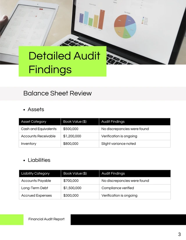 Financial Audit Report - Page 3