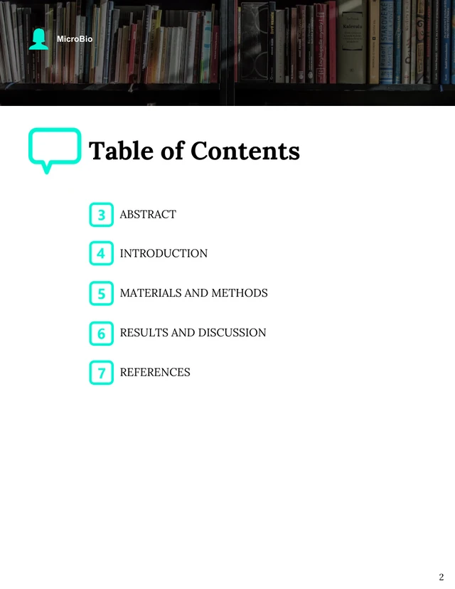 White and Teal Research Proposal Template - Page 2