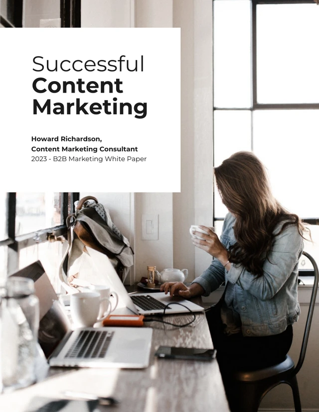 Successful Content Marketing White Paper - Page 1