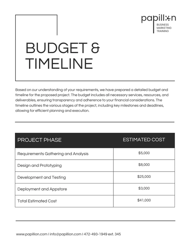 Black And White Simple Elegant Professional Proposal - Page 4