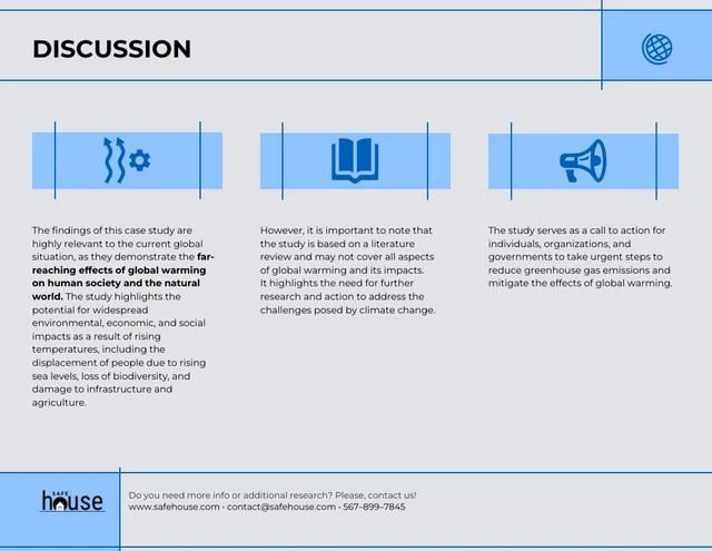 Light Blue Glabal Warming Consulting Proposal Template - Page 6