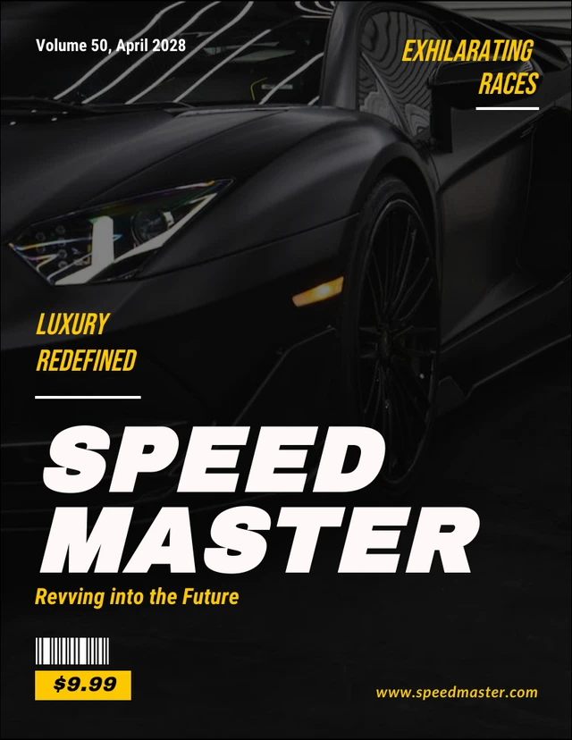 Car Magazine Cover