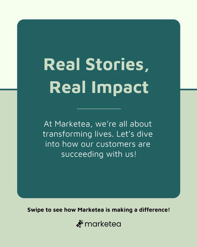 Customer Advocacy Instagram Carousel Social Media Template - Page 1