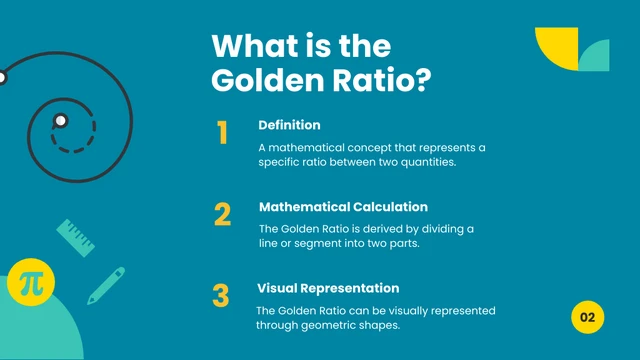 Simple Black Golden Ratio Math Presentation - Page 2