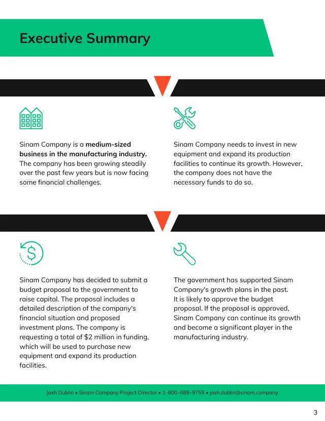 Colorful Project Budget Proposal Template - Page 3