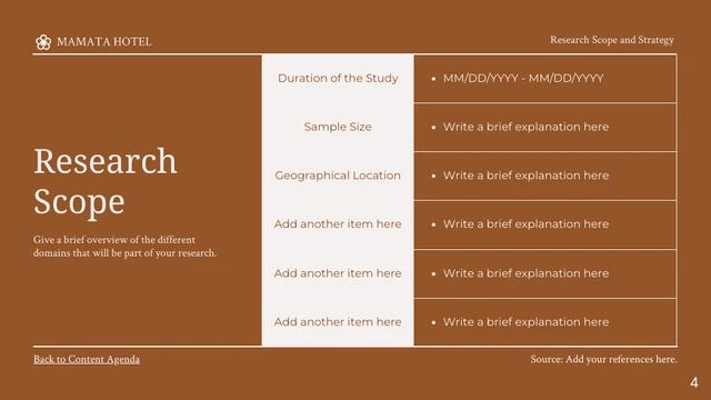 Brown Modern Clean Minimalist Strategy Research Presentation - Page 4