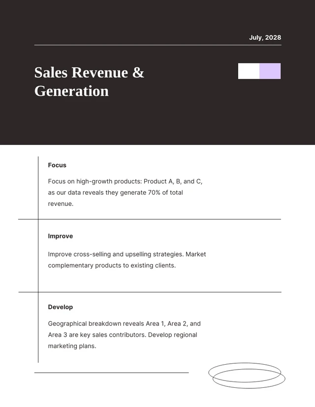 Black And White Simple Account Plan - Page 3