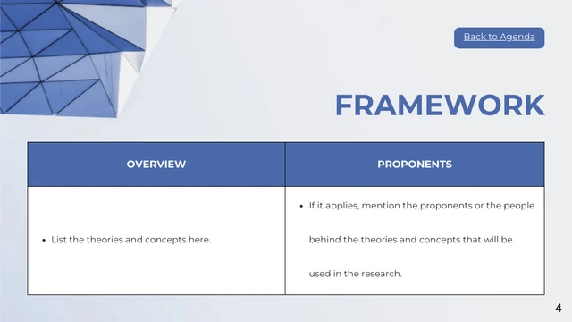 Blue And White Modern Clean Professional Proposal Research Presentation - Page 4