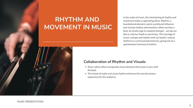 Orange Modern Music Presentation - Page 3