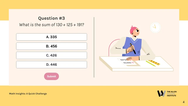 Pink Yellow Green Quiz Presentation - Page 4