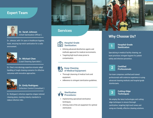 Deep Cleaning & Sanitization Services Brochure - Page 2