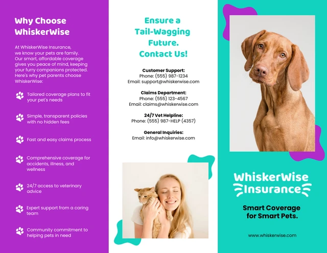 Pet Health Insurance Information Brochure - Page 1