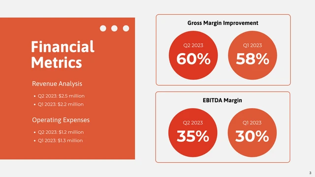 Professional Red Finances Presentation - Page 3