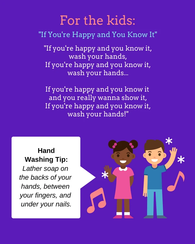 Hand Washing Songs Instagram Carousel Post Slides - Page 2