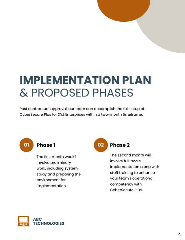 Professional Orange And Blue Sales Proposal - Page 4