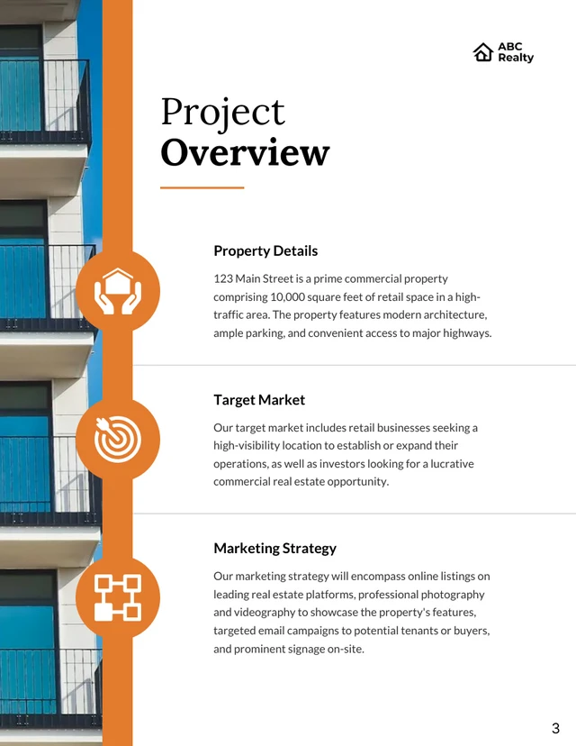 Commercial Real Estate Listing Proposal template - Page 3