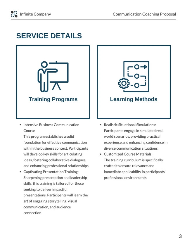 Communication Coaching Proposal - Page 3