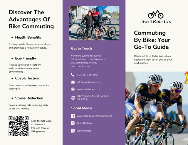 Bicycle Commuting Guide Brochure - Page 1