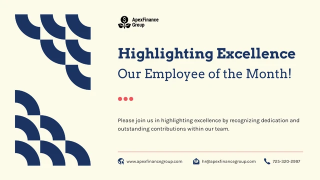 Highlighting Excellence: Employee of the Month Company Presentation - Page 1