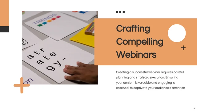 Orange Minimalist Webinar Presentations - Page 3