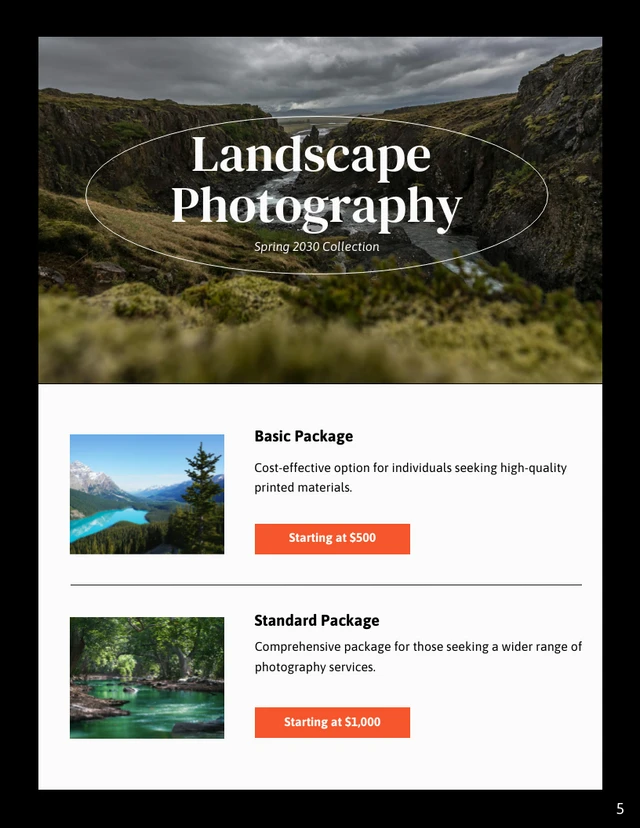 Photography Catalog Template - Page 5