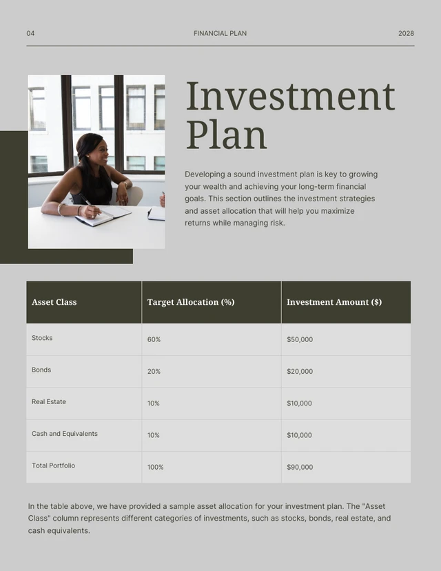 Luxury Financial Plan - Page 4