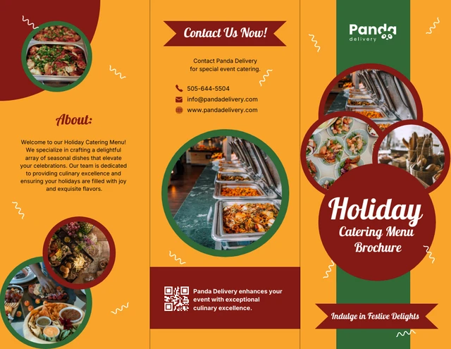 Holiday Catering Menu Brochure - Page 1