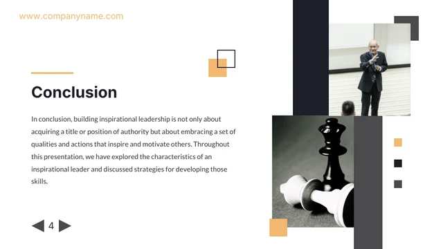 Black And Yellow Greyscale Minimalist Leadership Presentation - Page 4