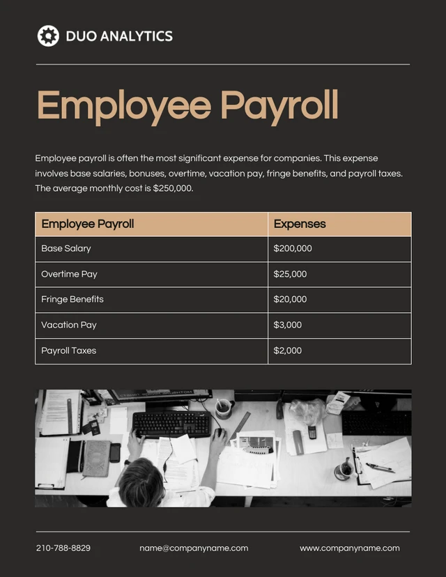 Dark Bronze Simple Payment Plan - Page 2