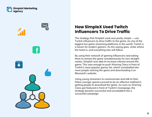 Playful Digital Marketing Case Study Template - Page 4