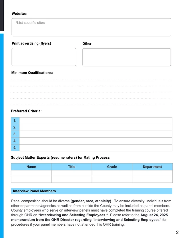 Recruitment Service Level Agreement HR Template - Page 2