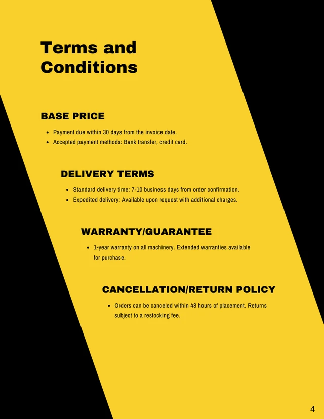 Supplier Price Proposals - Page 4