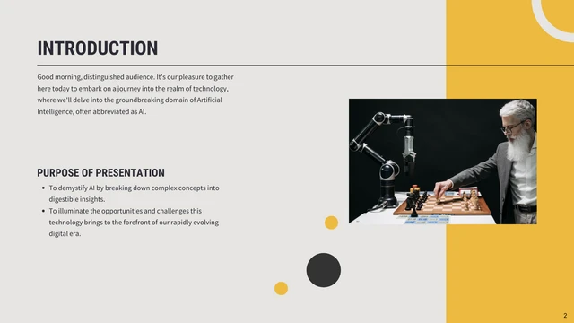 Grey And Yellow Minimalist Technology Presentation - Page 2