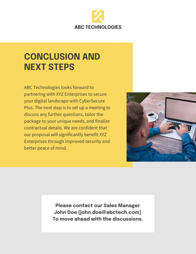 Yellow And Grey Modern Sales Proposal - Page 5