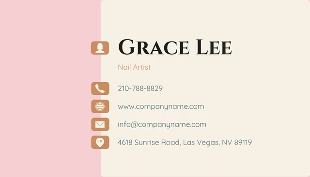 Pastel Pink Business Card Nail-Art - Page 2